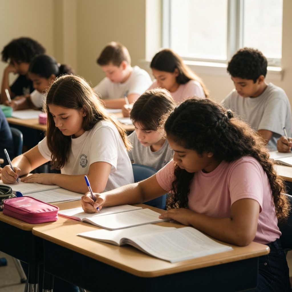 Student focused on academics