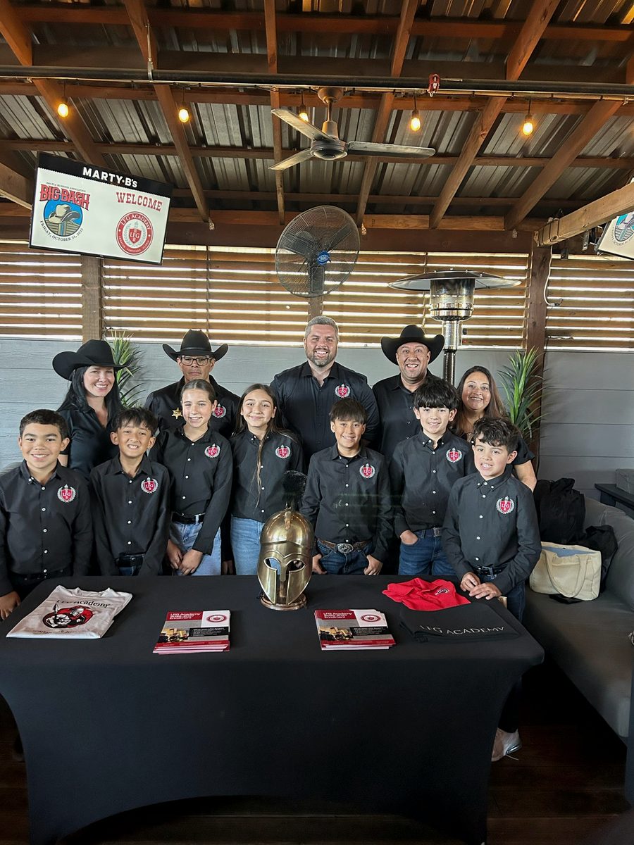 LFG Academy students and staff together at a community event